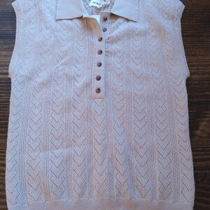 Heart Pattern Women's Sweater - Size Medium by Heartloom